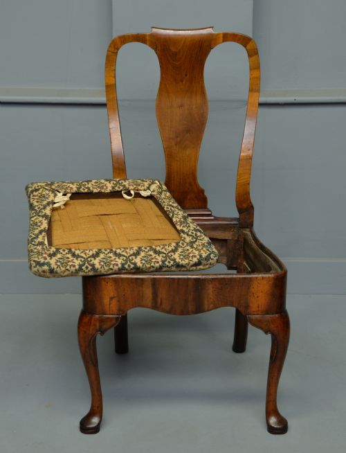 GEORGE II WALNUT SIDE CHAIR C1730 - ADDITIONAL PHOTO 8