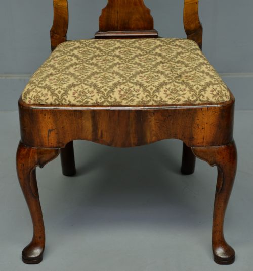GEORGE II WALNUT SIDE CHAIR C1730 - ADDITIONAL PHOTO 9