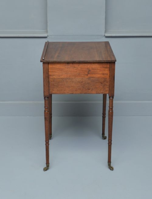 REGENCY MAHOGANY ADJUSTABLE READING WRITING SIDE TABLE - ADDITIONAL PHOTO 6
