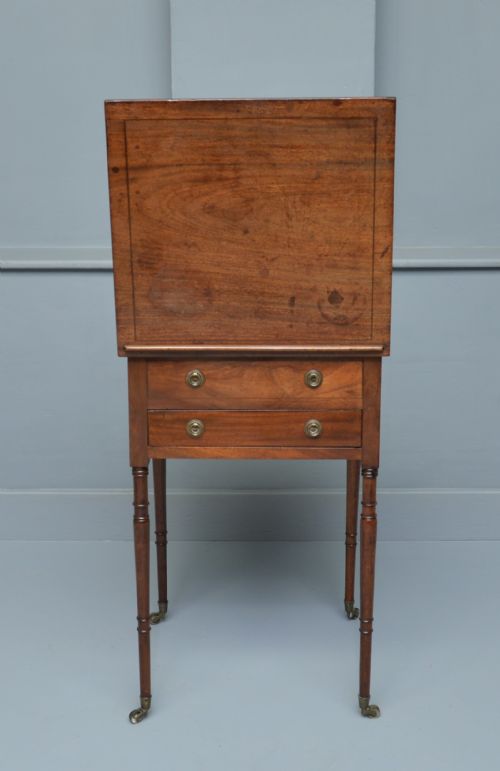 REGENCY MAHOGANY ADJUSTABLE READING WRITING SIDE TABLE - ADDITIONAL PHOTO 8