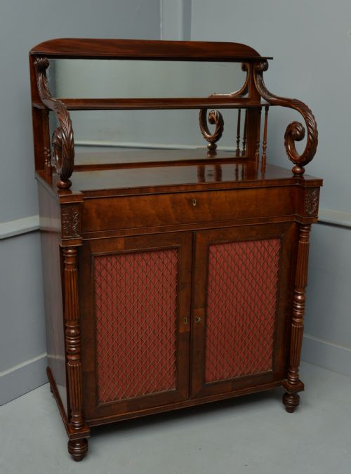 FINE REGENCY MAHOGANY CHIFFONIER SIDE CABINET - ADDITIONAL PHOTO 1