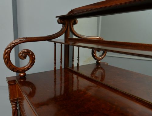 FINE REGENCY MAHOGANY CHIFFONIER SIDE CABINET - ADDITIONAL PHOTO 15