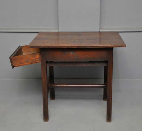 GEORGIAN COUNTRY OAK SIDE TABLE - ADDITIONAL PHOTO 7