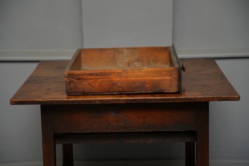 GEORGIAN COUNTRY OAK SIDE TABLE - ADDITIONAL PHOTO 8