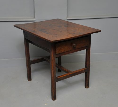 GEORGIAN COUNTRY OAK SIDE TABLE - ADDITIONAL PHOTO 11