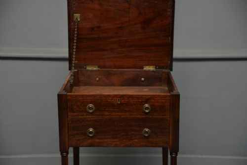 REGENCY MAHOGANY ADJUSTABLE READING WRITING SIDE TABLE - ADDITIONAL PHOTO 11