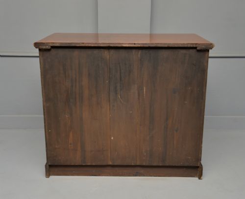 HANDSOME VICTORIAN BURR WALNUT CHEST OF DRAWERS - ADDITIONAL PHOTO 11