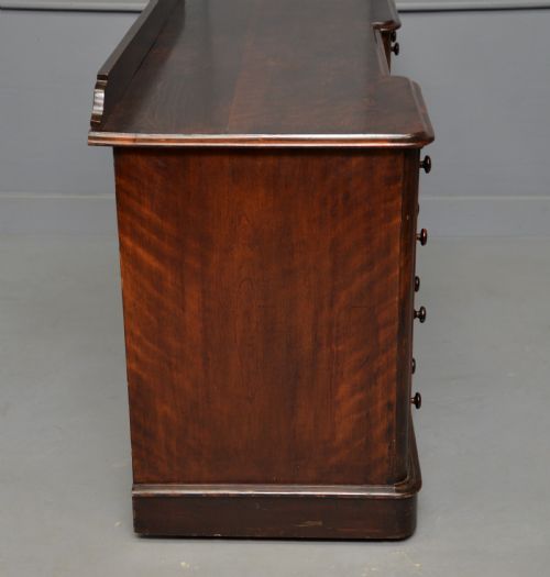 VICTORIAN PLUM PUDDING MAHOGANY PEDESTAL DESK - ADDITIONAL PHOTO 13