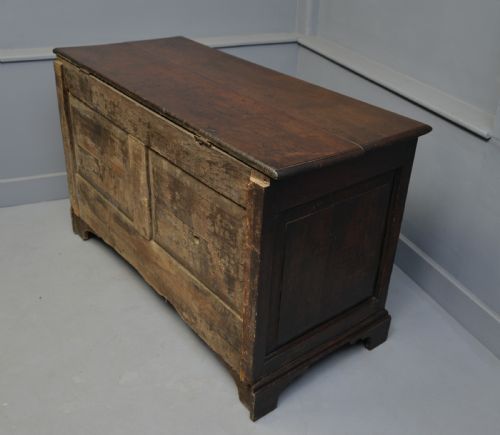 GEORGE II OAK MULE CHEST COFFER - ADDITIONAL PHOTO 16