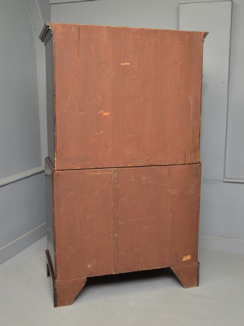 GEORGIAN GEORGE III MAHOGANY CHEST ON CHEST TALLBOY - ADDITIONAL PHOTO 11