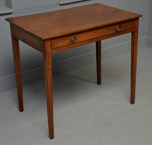 GEORGIAN GEORGE III MAHOGANY OCCASIONAL SIDE LAMP TABLE - ADDITIONAL PHOTO 6