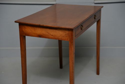 GEORGIAN GEORGE III MAHOGANY OCCASIONAL SIDE LAMP TABLE - ADDITIONAL PHOTO 9