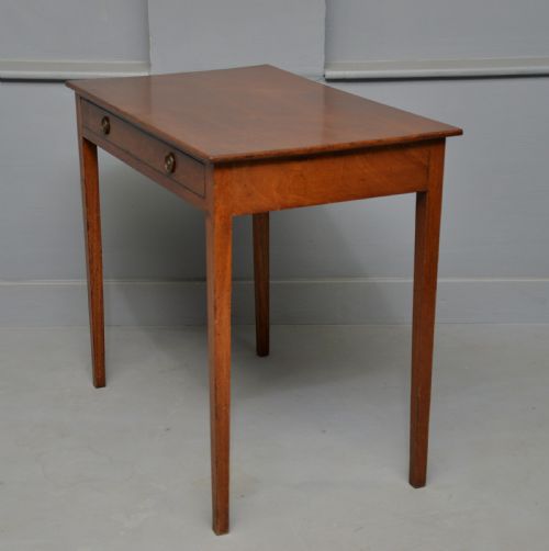 GEORGIAN GEORGE III MAHOGANY OCCASIONAL SIDE LAMP TABLE - ADDITIONAL PHOTO 11