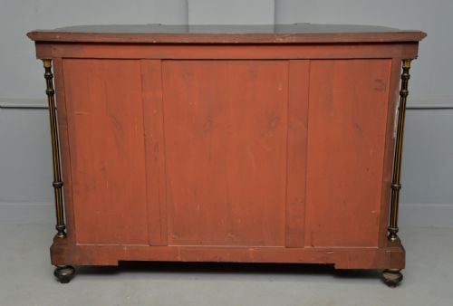 FINE ANTIQUE FRENCH EBONISED AND AMBOYNA CREDENZA CABINET SIDEBOARD - ADDITIONAL PHOTO 26