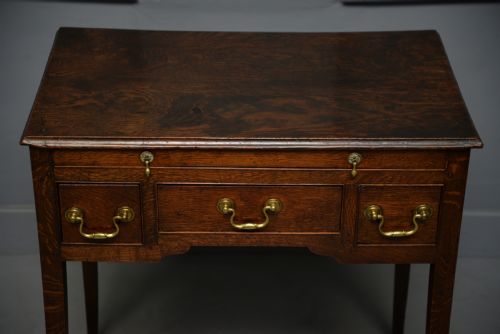 CHARMING GEORGIAN OAK LOWBOY SIDE TABLE - ADDITIONAL PHOTO 12