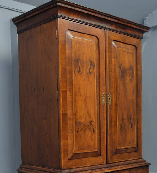 GEORGE II WALNUT SECRETAIRE BOOKCASE DESK C1730 - ADDITIONAL PHOTO 26