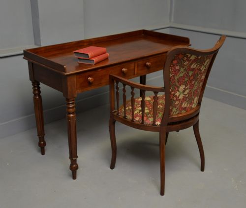 WILLIAM IV MAHOGANY WRITING TABLE SIDE TABLE DRESSING TABLE - ADDITIONAL PHOTO 7