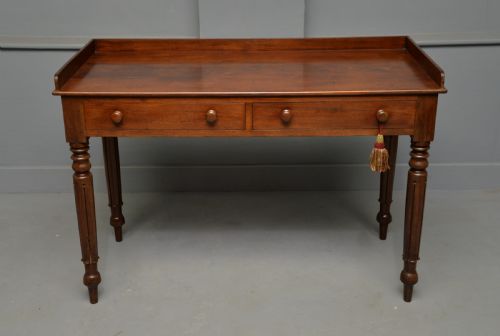 WILLIAM IV MAHOGANY WRITING TABLE SIDE TABLE DRESSING TABLE - ADDITIONAL PHOTO 8