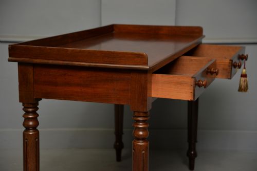WILLIAM IV MAHOGANY WRITING TABLE SIDE TABLE DRESSING TABLE - ADDITIONAL PHOTO 13