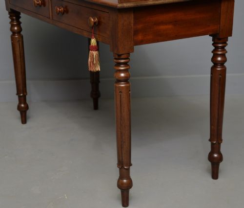 WILLIAM IV MAHOGANY WRITING TABLE SIDE TABLE DRESSING TABLE - ADDITIONAL PHOTO 16