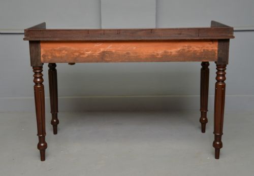 WILLIAM IV MAHOGANY WRITING TABLE SIDE TABLE DRESSING TABLE - ADDITIONAL PHOTO 17