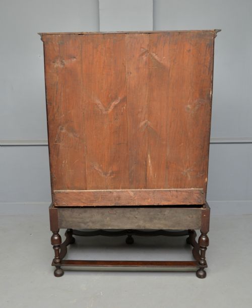 18TH CENTURY GEORGIAN PROVINCIAL OAK CHEST ON STAND - ADDITIONAL PHOTO 10
