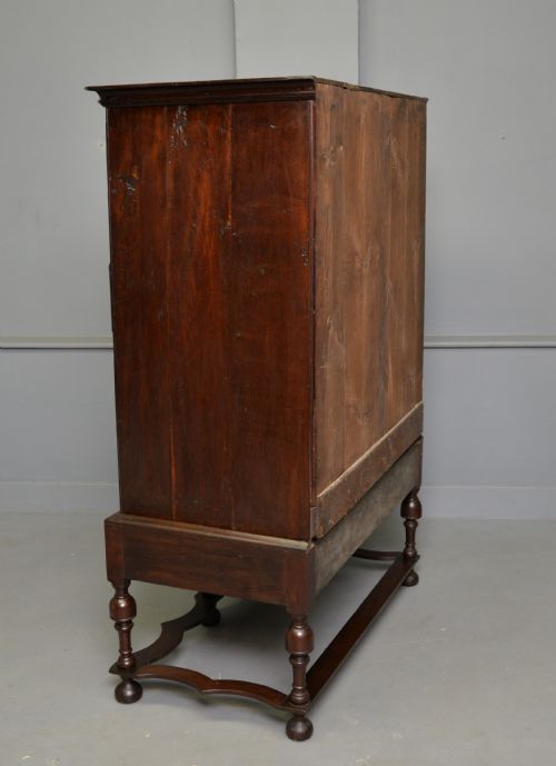 18TH CENTURY GEORGIAN PROVINCIAL OAK CHEST ON STAND - ADDITIONAL PHOTO 11
