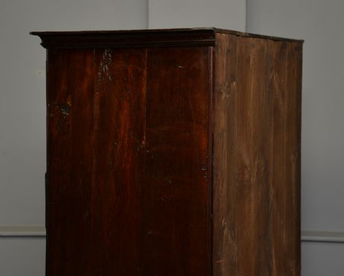18TH CENTURY GEORGIAN PROVINCIAL OAK CHEST ON STAND - ADDITIONAL PHOTO 12