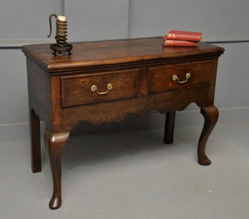 charming small georgian oak sideboard dresser base - CATEGORY: ANTIQUE SIDEBOARDS - DATED GEORGIAN