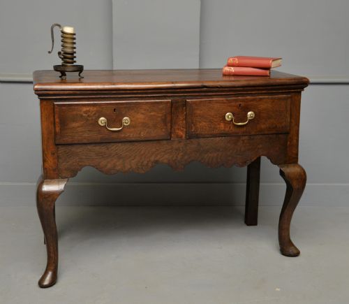 CHARMING SMALL GEORGIAN OAK SIDEBOARD DRESSER BASE - ADDITIONAL PHOTO 10