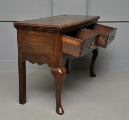 CHARMING SMALL GEORGIAN OAK SIDEBOARD DRESSER BASE - ADDITIONAL PHOTO 11