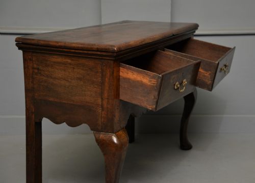 CHARMING SMALL GEORGIAN OAK SIDEBOARD DRESSER BASE - ADDITIONAL PHOTO 12
