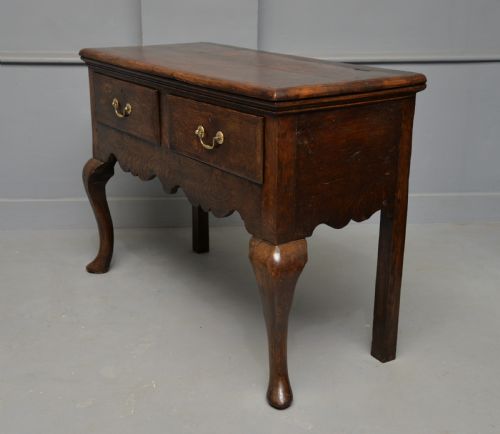 CHARMING SMALL GEORGIAN OAK SIDEBOARD DRESSER BASE - ADDITIONAL PHOTO 13