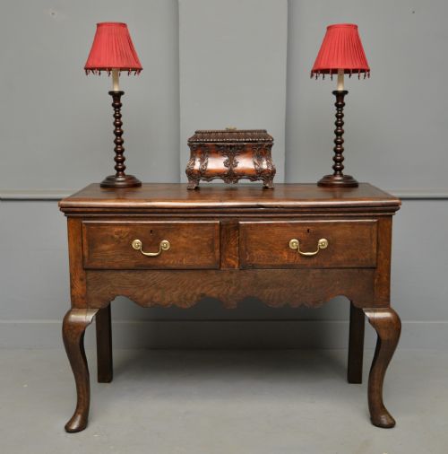 CHARMING SMALL GEORGIAN OAK SIDEBOARD DRESSER BASE - ADDITIONAL PHOTO 19