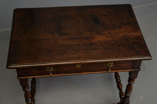 CHARMING 17TH CENTURY OAK SIDE TABLE - ADDITIONAL PHOTO 18