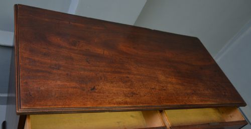 GEORGIAN GEORGE III MAHOGANY CHEST OF DRAWERS - ADDITIONAL PHOTO 10