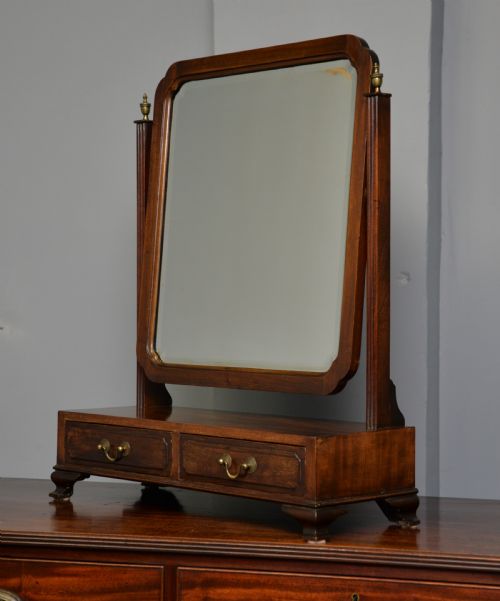 Georgian Style Edwardian Mahogany Dressing Table Mirror C1900