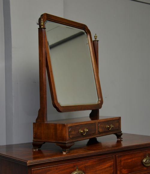 fig 1. Georgian Style Edwardian Mahogany Dressing Table Mirror c1900