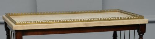 REGENCY ROSEWOOD MARBLE WHATNOT SHELVES - ADDITIONAL PHOTO 13