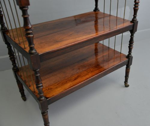 REGENCY ROSEWOOD MARBLE WHATNOT SHELVES - ADDITIONAL PHOTO 16