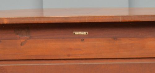 GEORGE III STYLE SATINWOOD INLAID DEMI LUNE COMMODE CABINETCOWTAN SONS LONDON - ADDITIONAL PHOTO 24