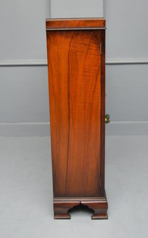 1920S QUEEN ANNE STYLE WALNUT GLAZED BOOKCASE - ADDITIONAL PHOTO 20