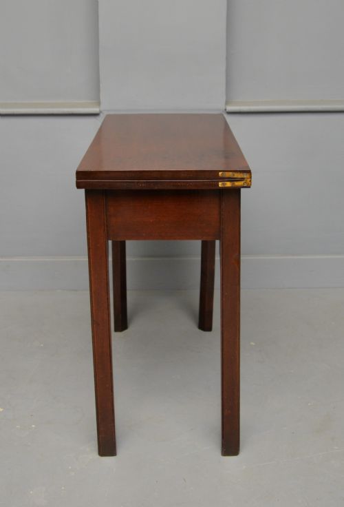 ELEGANT GEORGIAN MAHOGANY TEA SIDE TABLE - ADDITIONAL PHOTO 11