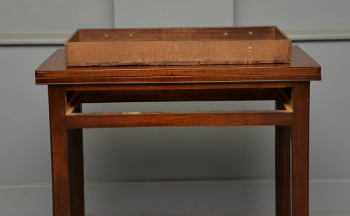ELEGANT GEORGIAN MAHOGANY TEA SIDE TABLE - ADDITIONAL PHOTO 13