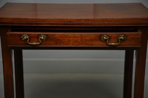 ELEGANT GEORGIAN MAHOGANY TEA SIDE TABLE - ADDITIONAL PHOTO 17