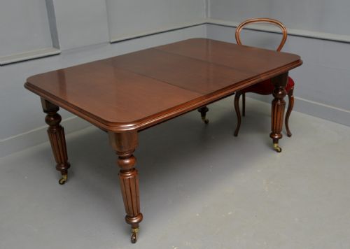 VICTORIAN MAHOGANY EXTENDING DINING TABLE - ADDITIONAL PHOTO 4