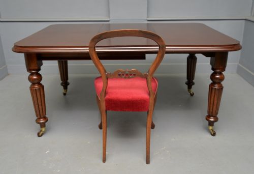 VICTORIAN MAHOGANY EXTENDING DINING TABLE - ADDITIONAL PHOTO 7
