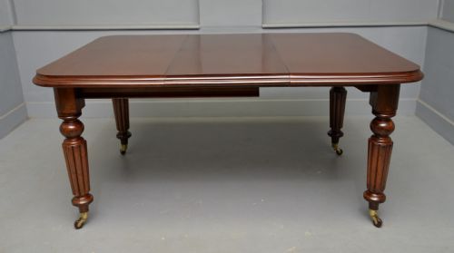VICTORIAN MAHOGANY EXTENDING DINING TABLE - ADDITIONAL PHOTO 8