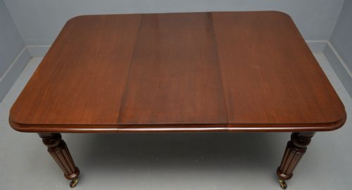 VICTORIAN MAHOGANY EXTENDING DINING TABLE - ADDITIONAL PHOTO 9