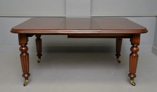 VICTORIAN MAHOGANY EXTENDING DINING TABLE - ADDITIONAL PHOTO 14